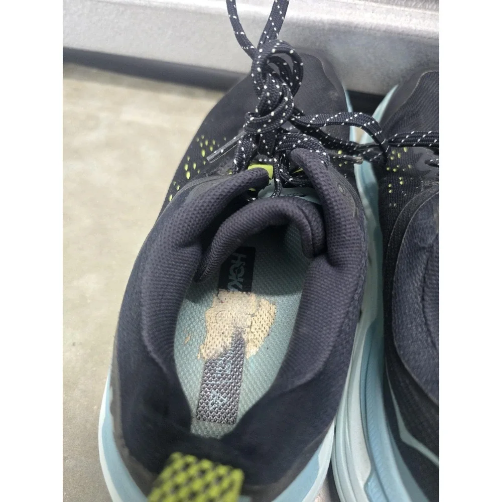 Hoka One One Challenger ATR‎ 6 Women's Trail Running Shoes Black Aqua Size 8B